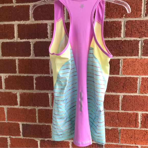 048 - Racerback Top Horizontal Stripes Size S - Picture 8 of 10